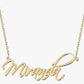 18k Personalized Nameplate
