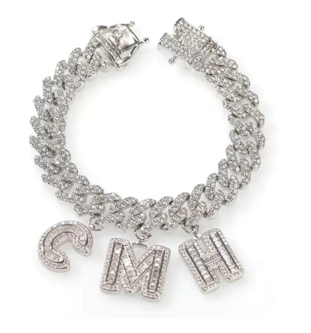 Ice Out White Gold Plated Cuban Link Necklace